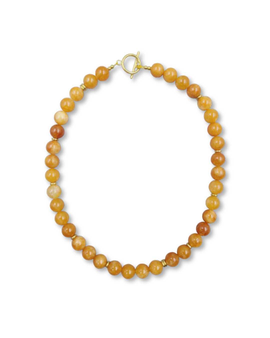 Orange flame halskæde