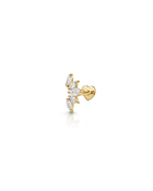 Ayda piercing - Ørering med flad lås