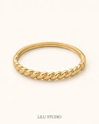 Bangle armbånd snoet forgyldt — Riva