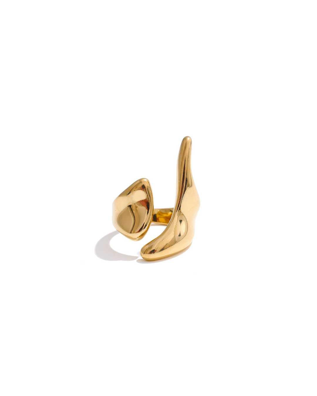 Ring guldbelagt — Lava