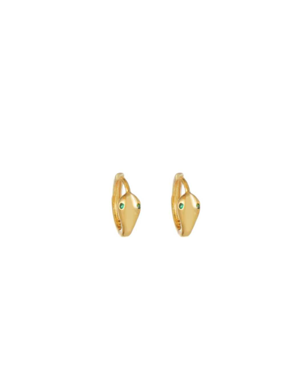 Medusa Slange Hoops Øreringe – Lilu Studio