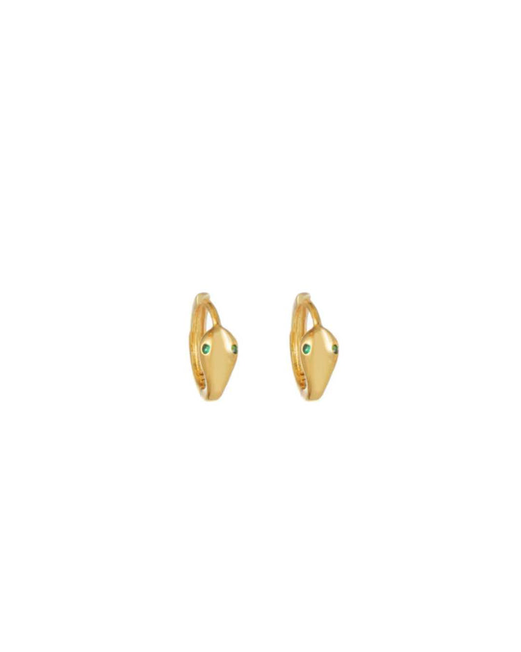 Medusa Slange Hoops Øreringe – Lilu Studio