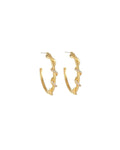 Eris Slange Hoops Øreringe – Lilu Studio