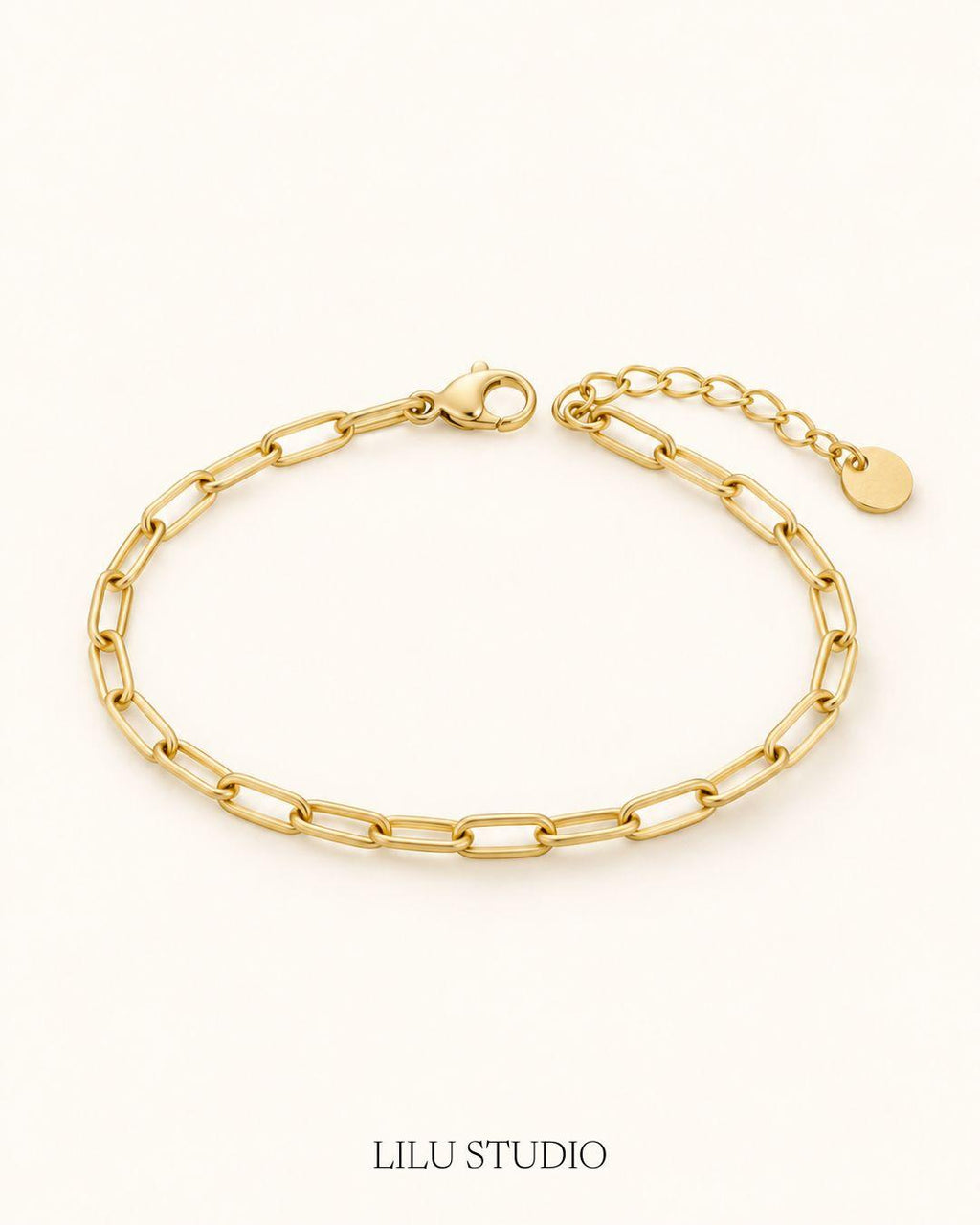 Eleanor forgyldt link-armbånd