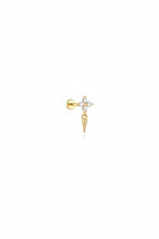 Clower - Piercing ørering med flad lås – Lilu Studio