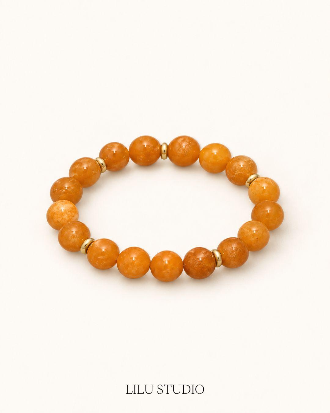 Orange flame armbånd