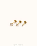 Piercing push pin mini flatback petit — Petit Petit
