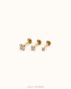 Piercing push pin mini flatback petit — Petit Petit