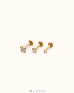 Piercing push pin flatback petit — Petit Petit