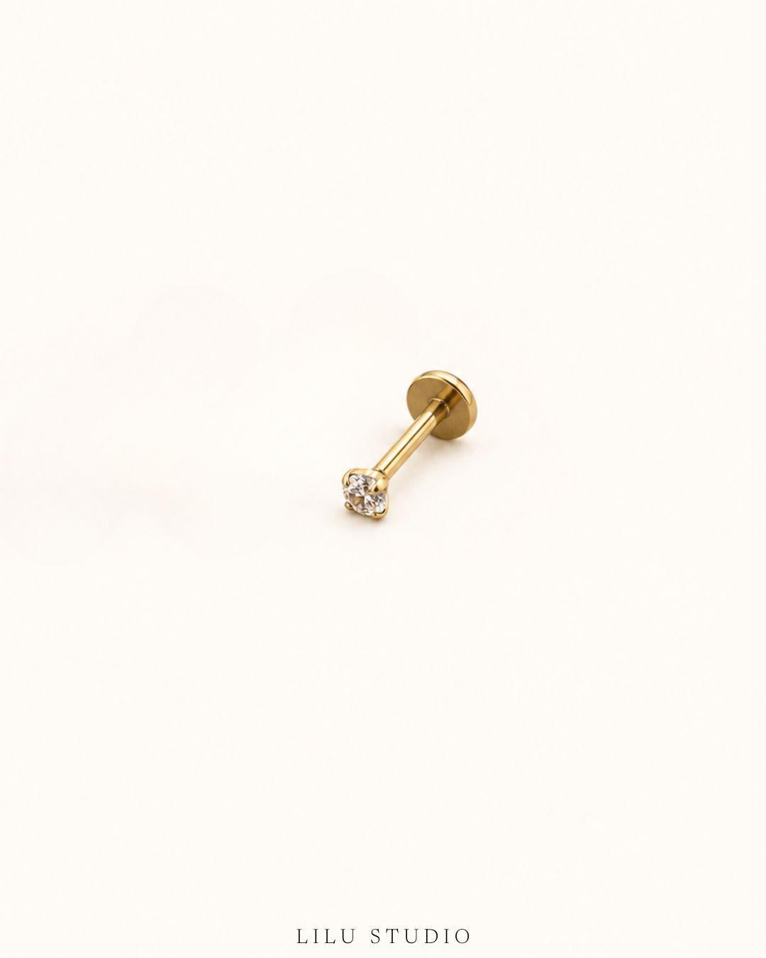 Piercing push pin mini flatback petit — Petit Petit