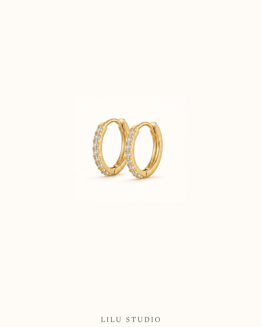 Øreringe mini hoops minimalist — Emma