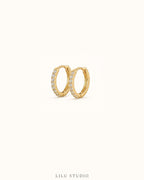 Øreringe mini hoops minimalist — Emma