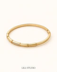 Bangle armbånd slim segmenteret — Signe