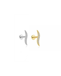 bølge piercing med push pin luk