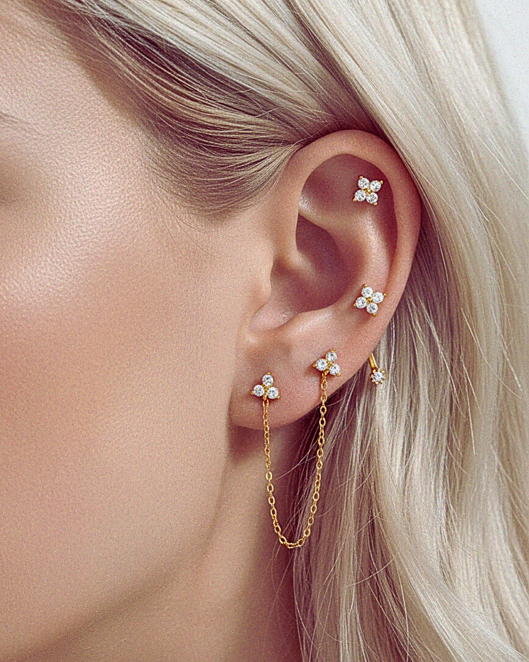 dandy blomster oreringe