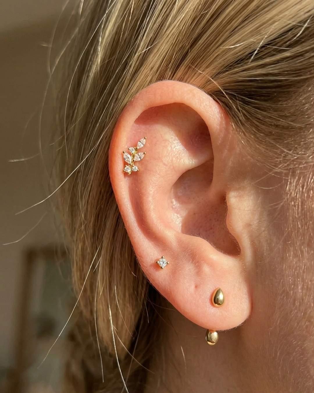 ear jacket øreringe