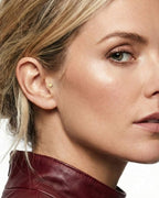 hjerte tragus flatback piercing med flad lås