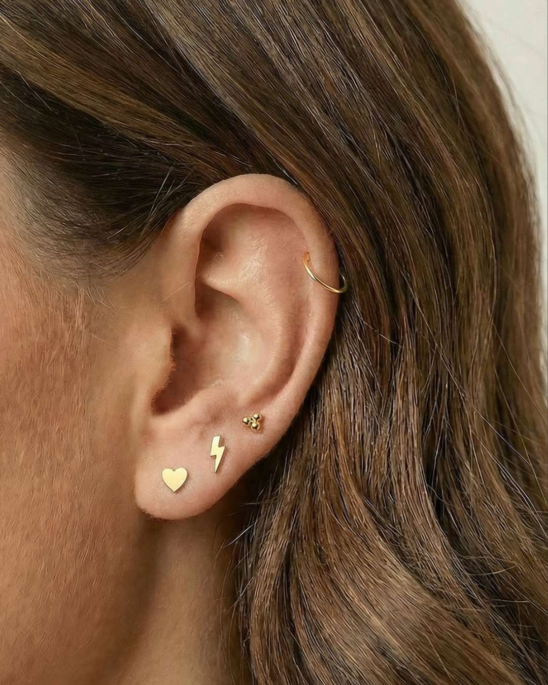 Hjerte - Flat back piercing