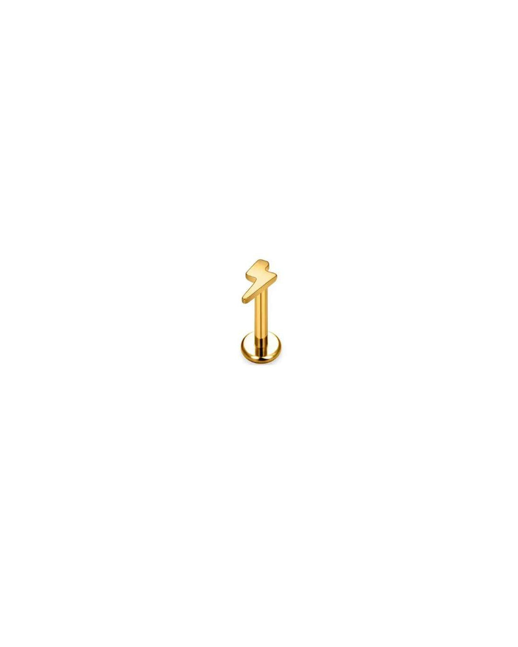 Lyn Piercing med flad lås- Titanium – Lilu Studio