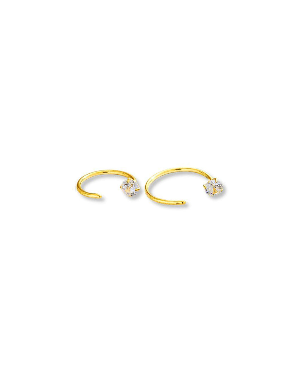 åben huggie hoop til tragus eller rook