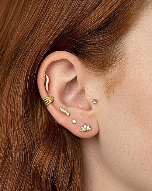 lotus blomst piercing