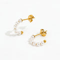 Luna Perle Hoops Øreringe – Lilu Studio