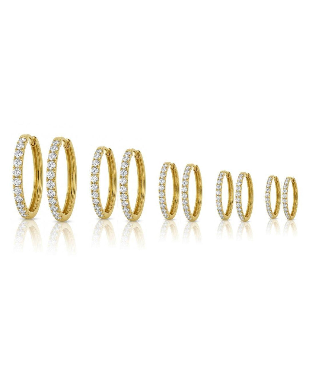 vandfaste guld krystal hoops