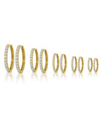vandfaste guld krystal hoops