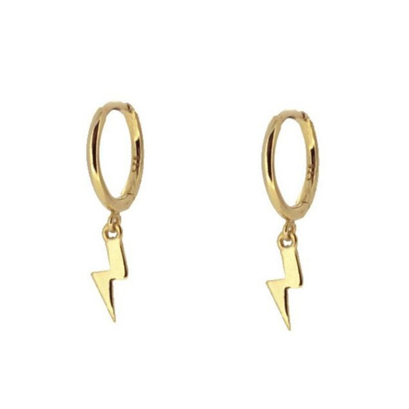 Pandora hoops øreringe med lyn