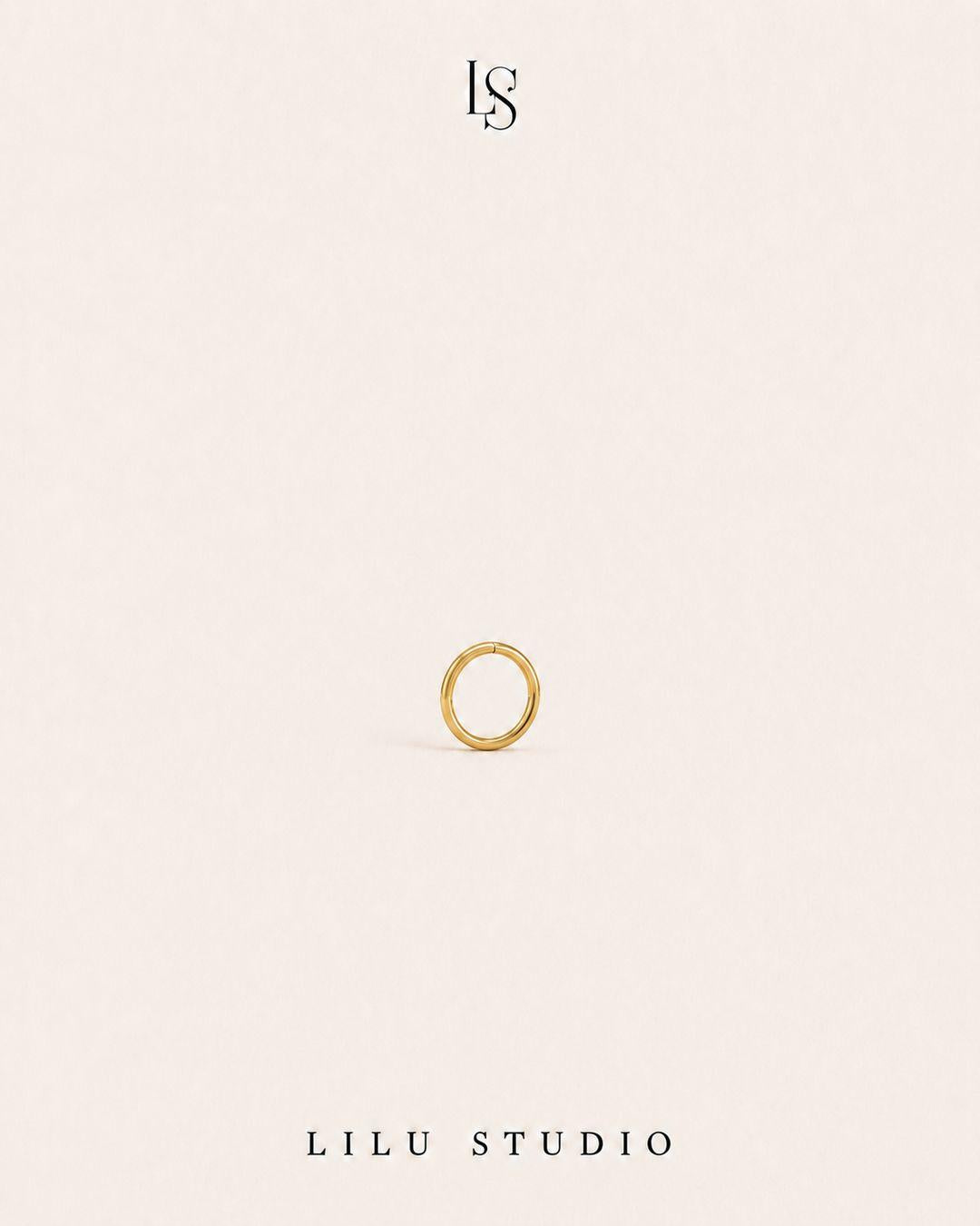 piercing ring 6 mm i diameter 