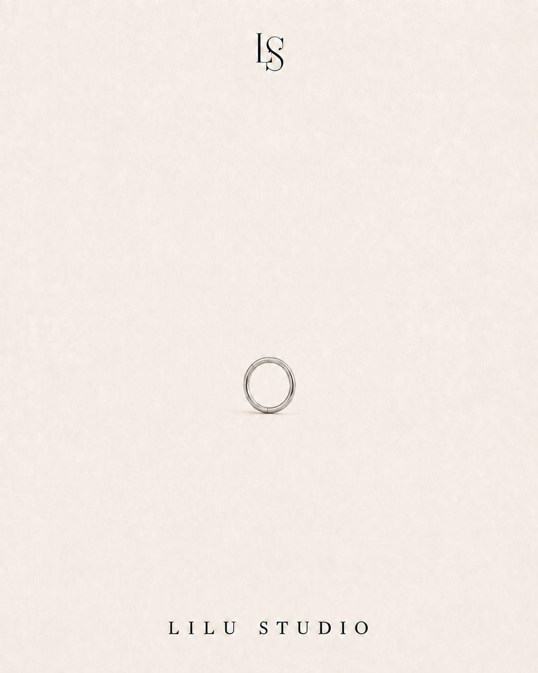 piercing ring 6 mm i diameter 
