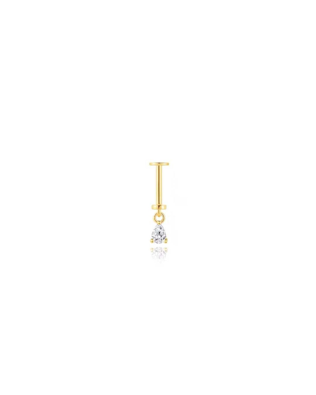 dråbe piercing til top helix piercing