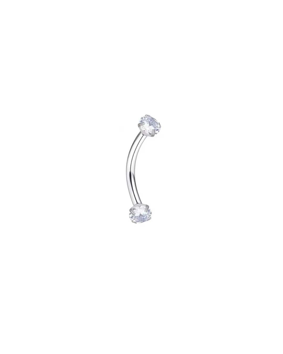 Rook øjenbryns piercing 