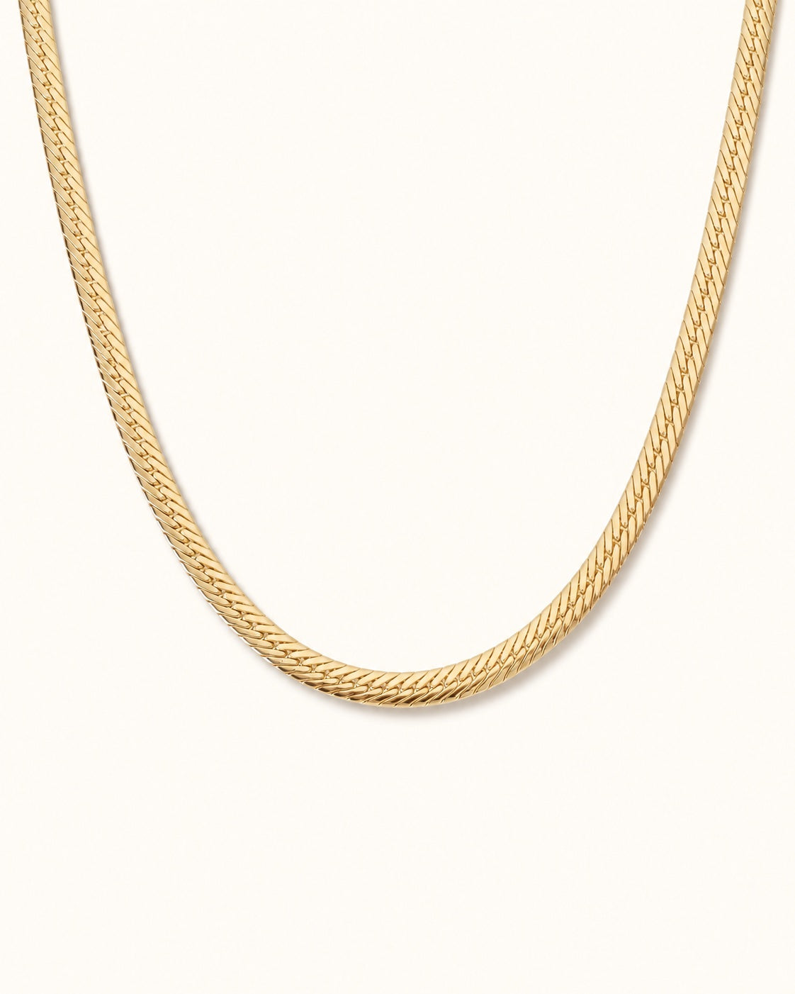 Serena forgyldt snake choker halskæde