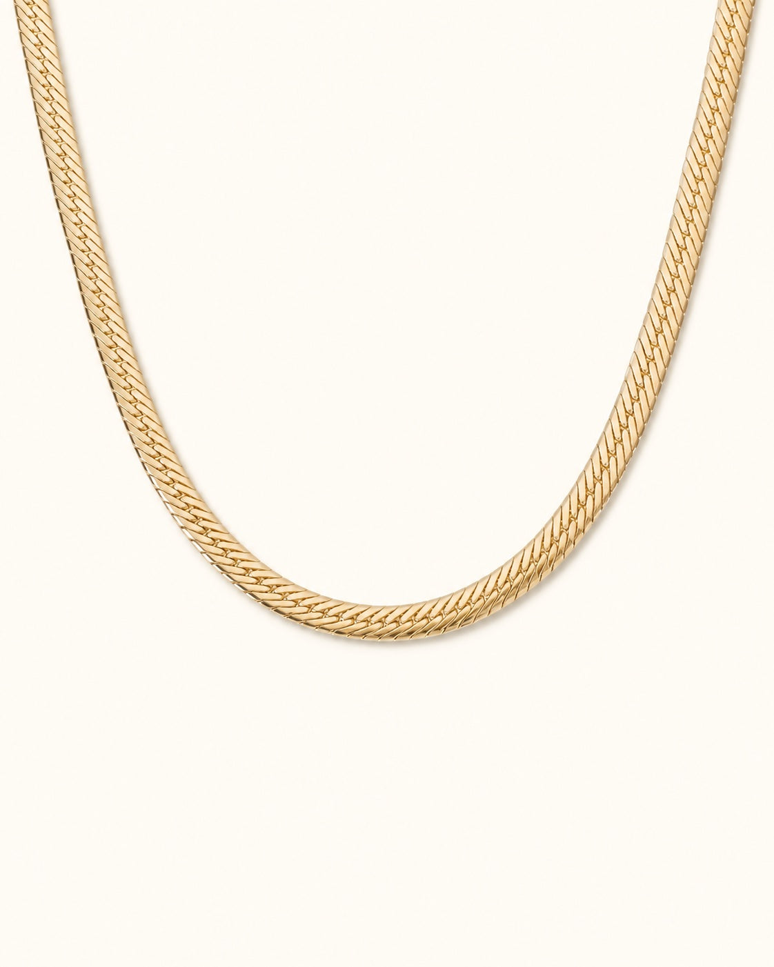 Serena forgyldt snake choker halskæde