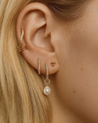 ear cuff forgyldt med flere lag