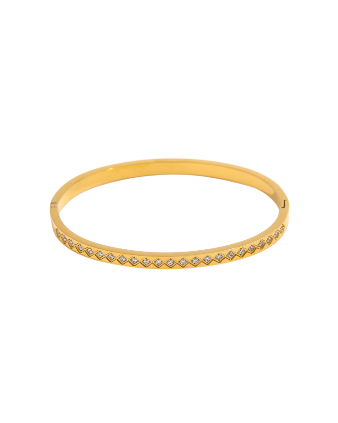 Celia guldbelagt armbånd med lukkefunktion – Lilu Studio
