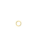 Elin simpel daith ring med clicker luk i guld G23 titanium