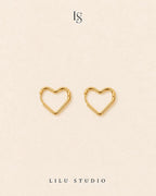 hjerteformede hoops