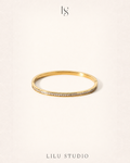 Bangle armbånd med zirkoner – Juno