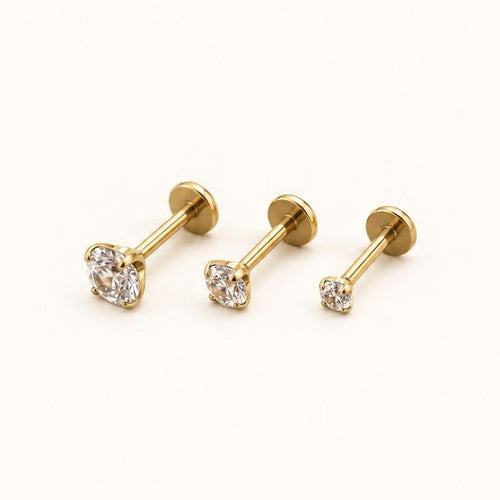 LILU cirkelmenu piercinger – Push pin