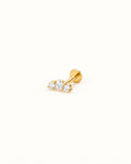 Lumen piercing forgyldt