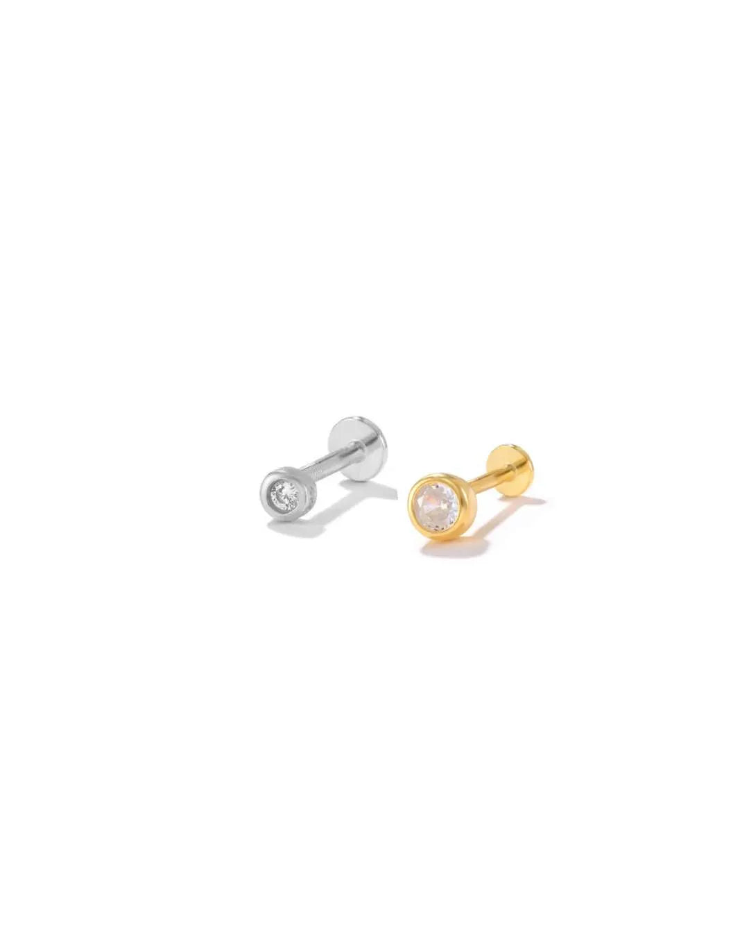 Lea petit guldbelagt piercing ørering