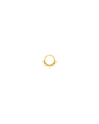 Roxanne daith ring med clicker luk i guld G23 titanium