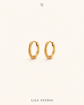 Øreringe hoops molten mini – Runa – packshot