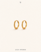Øreringe hoops molten mini – Runa – packshot