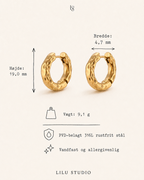 Øreringe hoops molten huggies – Runa – specifikationer