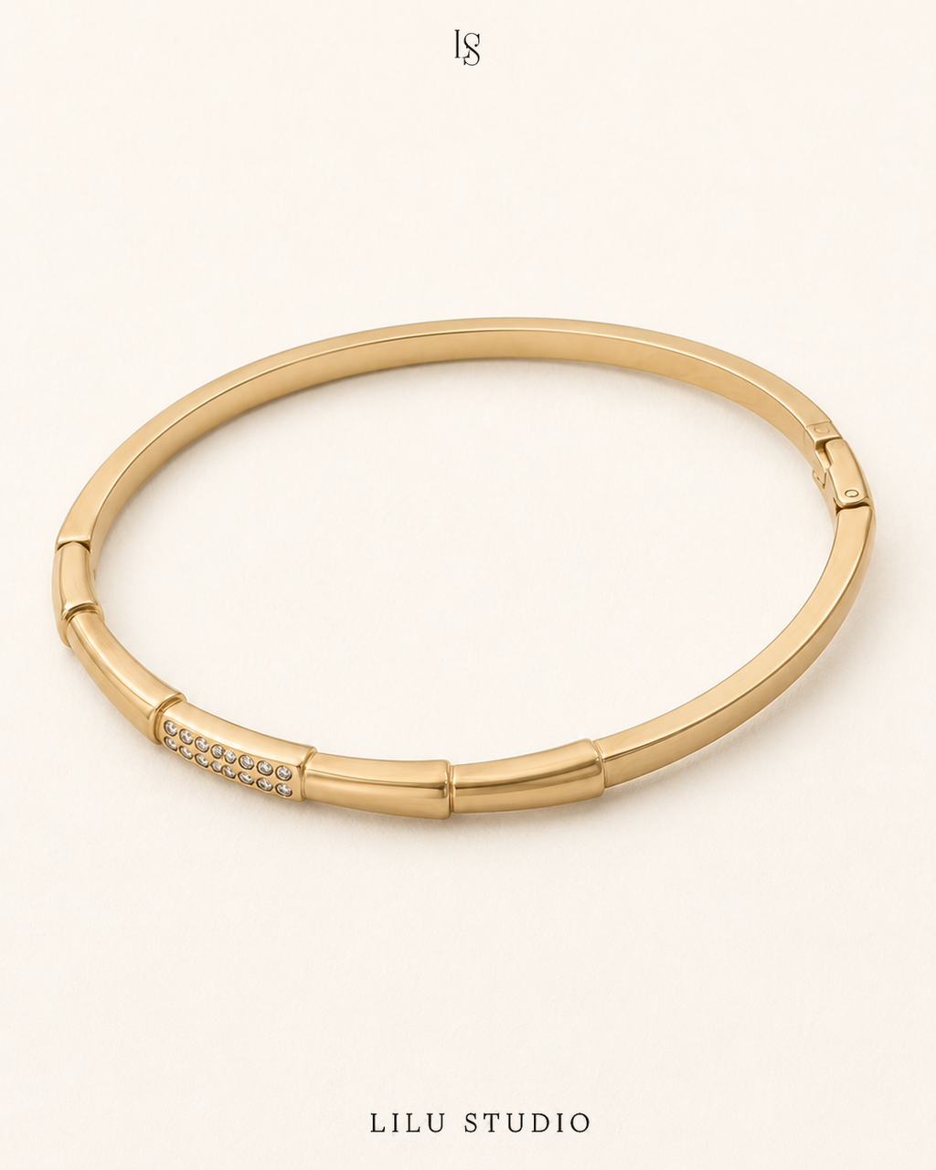Bangle armbånd slim segmenteret – Signe