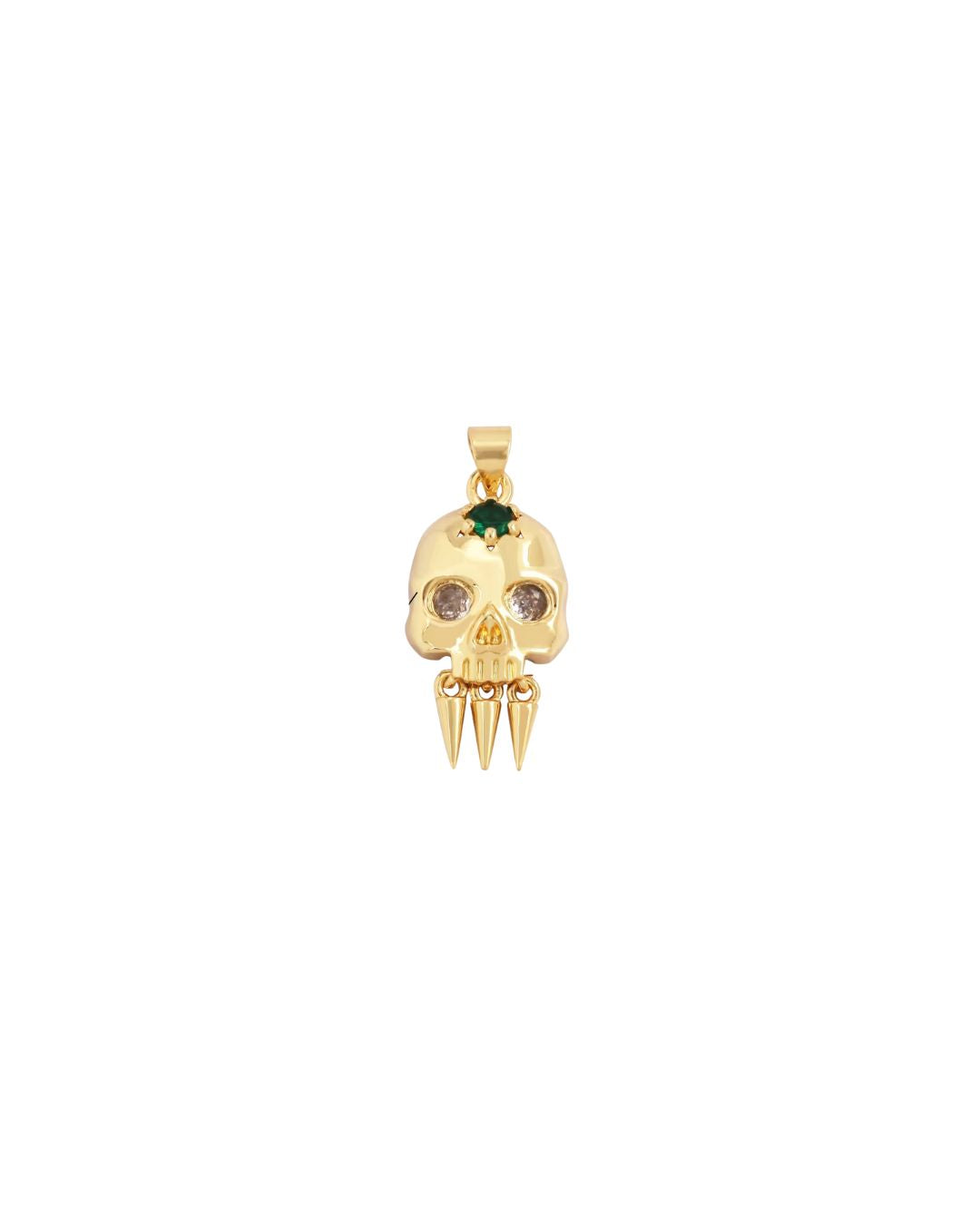 Skull charm - skelethovede vedhæng til halskæde – Lilu Studio