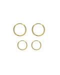 Sofia tynde øreringe  hoops – Lilu Studio